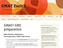 Tablet Screenshot of gmatzurich.com